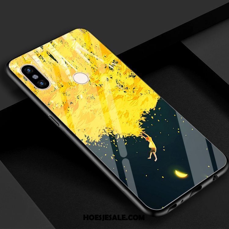 Xiaomi Mi 8 Se Hoesje Gehard Glas Ster Heelal Zwart Spiegel Korting