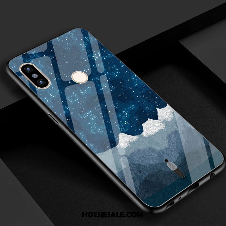 Xiaomi Mi 8 Se Hoesje Gehard Glas Ster Heelal Zwart Spiegel Korting