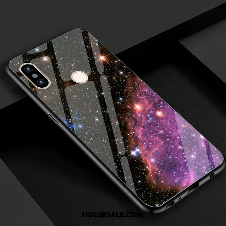 Xiaomi Mi 8 Se Hoesje Gehard Glas Ster Heelal Zwart Spiegel Korting