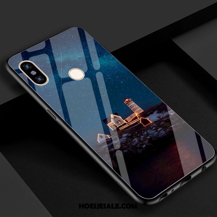 Xiaomi Mi 8 Se Hoesje Gehard Glas Ster Heelal Zwart Spiegel Korting