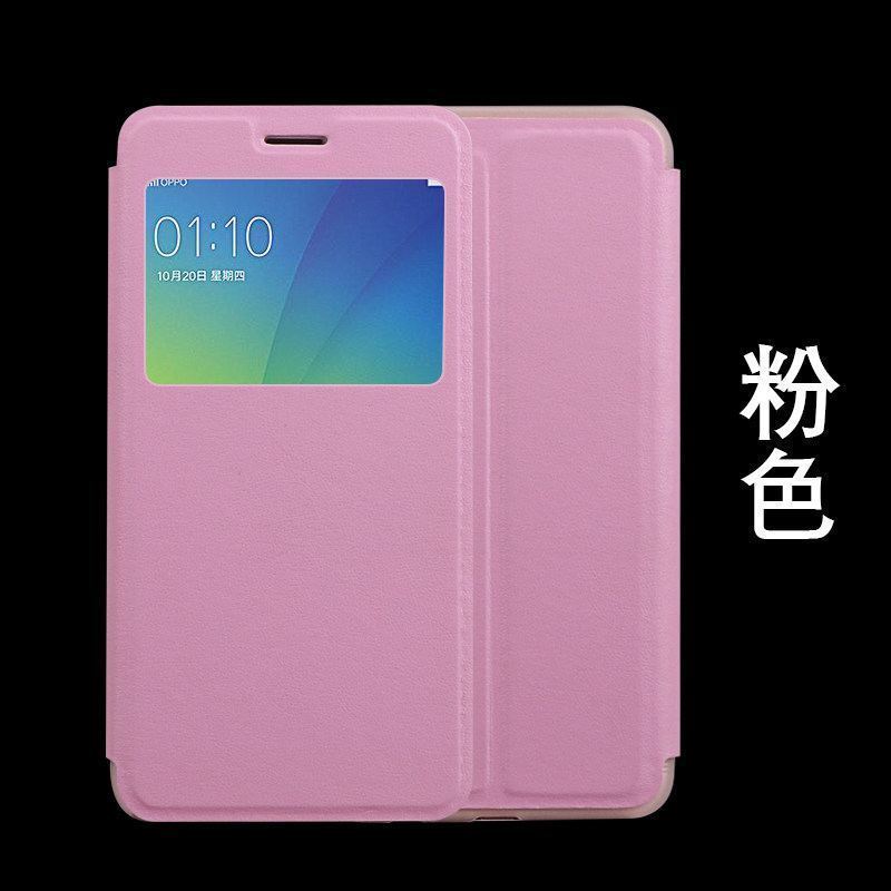 Xiaomi Mi 8 Se Hoesje Goud Bescherming Clamshell Hoes Leren Etui Winkel