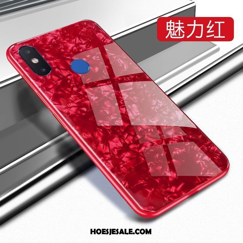 Xiaomi Mi 8 Se Hoesje Hanger Opknoping Nek Tempereren Roze Achterklep Sale