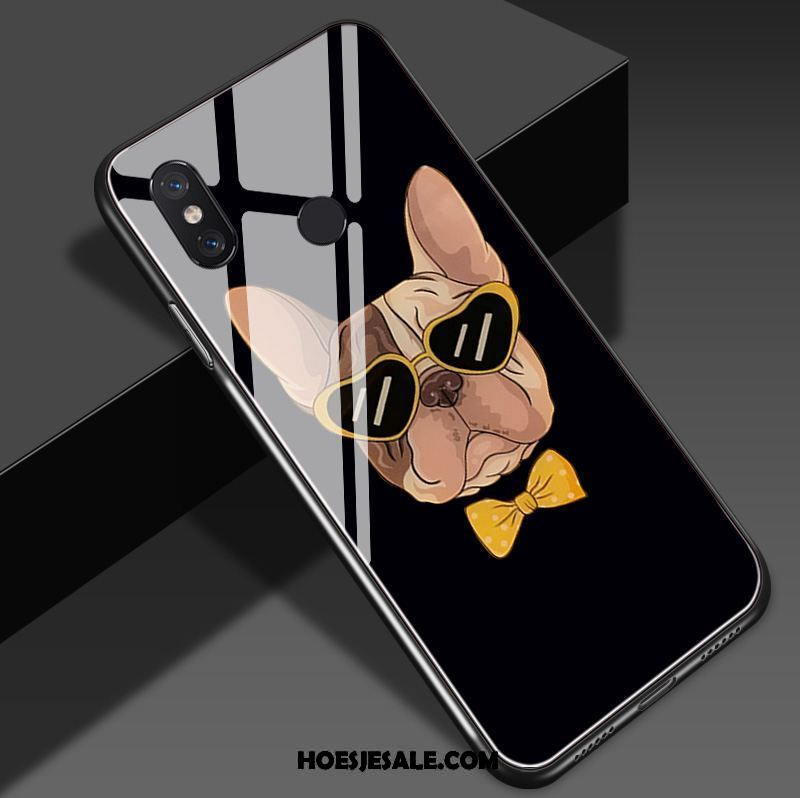 Xiaomi Mi 8 Se Hoesje Hond Spiegel Geel Spotprent Mini Goedkoop