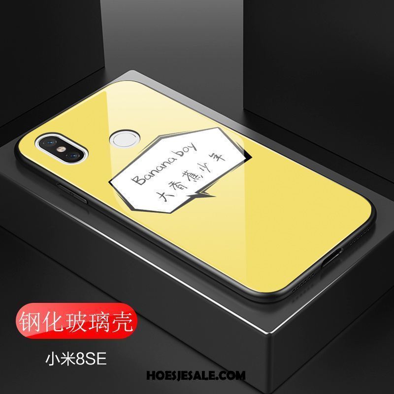Xiaomi Mi 8 Se Hoesje Kunst Grote Gehard Glas Roze Banaan Aanbiedingen