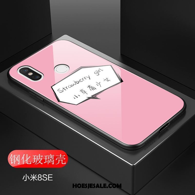 Xiaomi Mi 8 Se Hoesje Kunst Grote Gehard Glas Roze Banaan Aanbiedingen