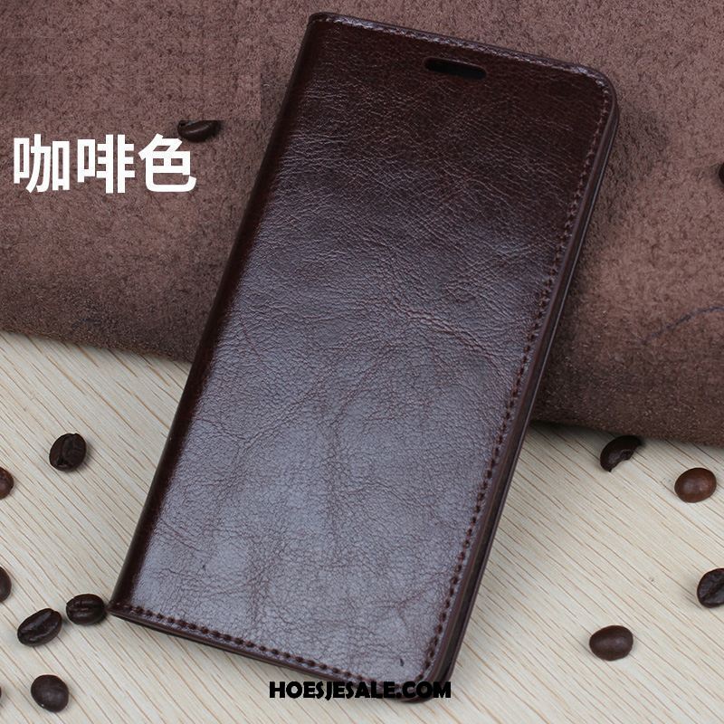 Xiaomi Mi 8 Se Hoesje Leren Etui Leer Anti-fall Rood Kwaliteit Winkel