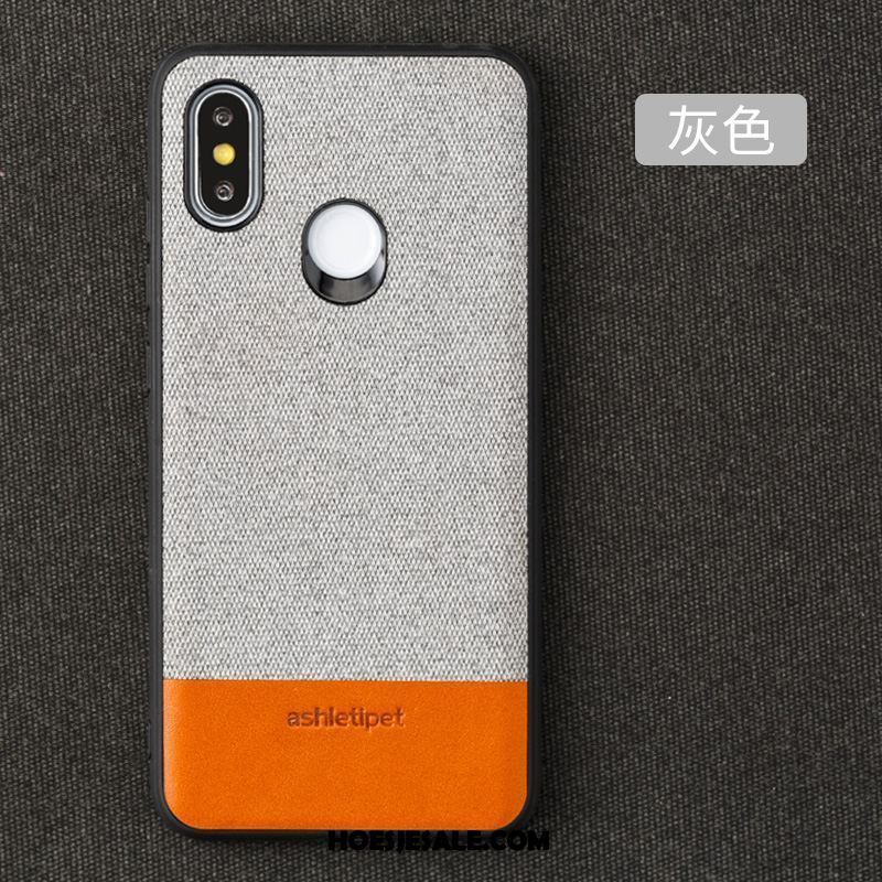 Xiaomi Mi 8 Se Hoesje Mesh Scheppend Canvas Bescherming Zacht