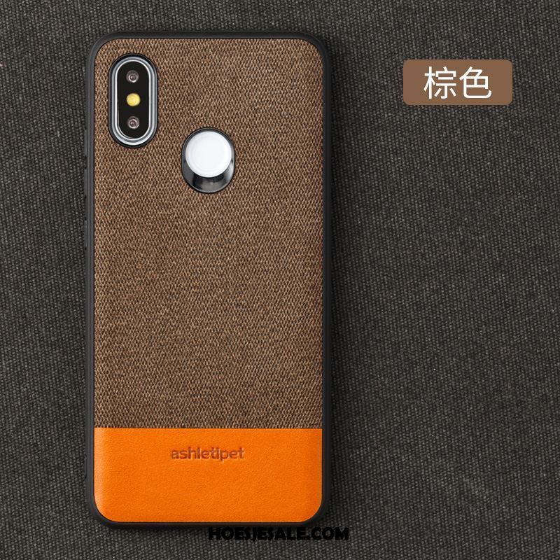 Xiaomi Mi 8 Se Hoesje Mesh Scheppend Canvas Bescherming Zacht