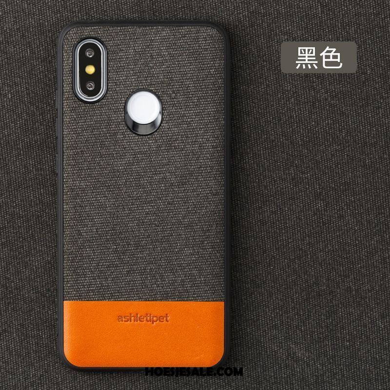 Xiaomi Mi 8 Se Hoesje Mesh Scheppend Canvas Bescherming Zacht