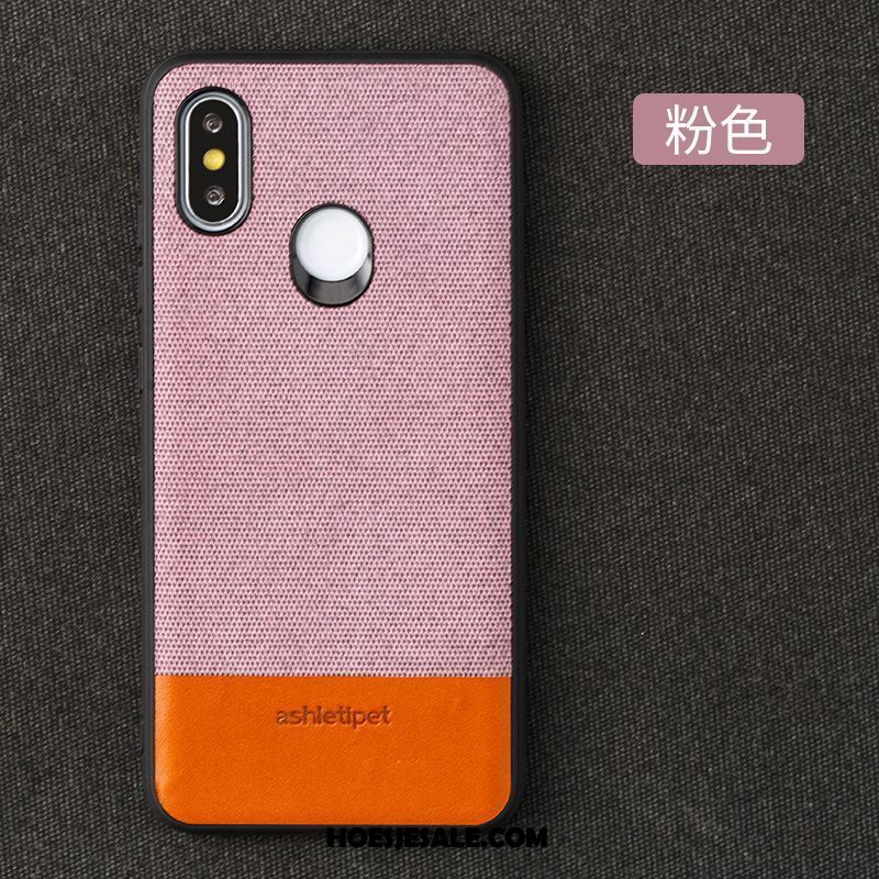 Xiaomi Mi 8 Se Hoesje Mesh Scheppend Canvas Bescherming Zacht