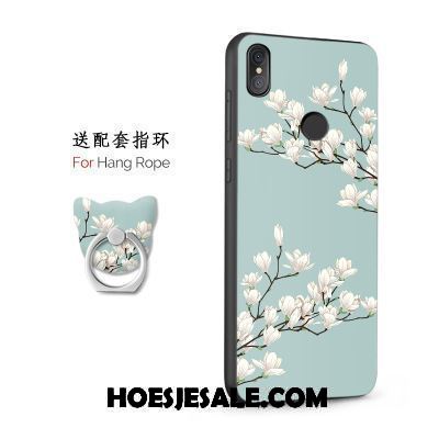 Xiaomi Mi 8 Se Hoesje Mini Siliconen Ring Reliëf Hoes Goedkoop