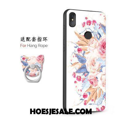 Xiaomi Mi 8 Se Hoesje Mini Siliconen Ring Reliëf Hoes Goedkoop