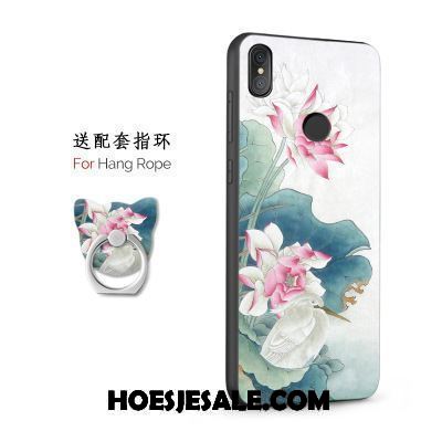 Xiaomi Mi 8 Se Hoesje Mini Siliconen Ring Reliëf Hoes Goedkoop