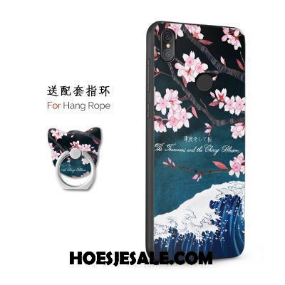 Xiaomi Mi 8 Se Hoesje Mini Siliconen Ring Reliëf Hoes Goedkoop