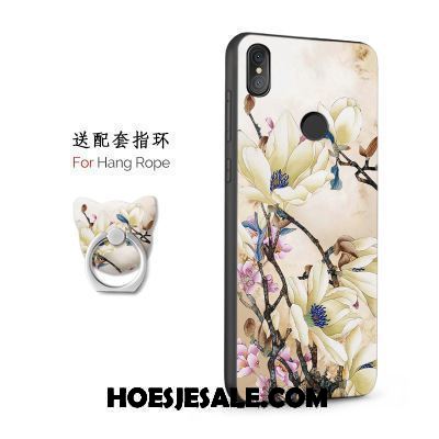 Xiaomi Mi 8 Se Hoesje Mini Siliconen Ring Reliëf Hoes Goedkoop