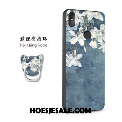 Xiaomi Mi 8 Se Hoesje Mini Siliconen Ring Reliëf Hoes Goedkoop