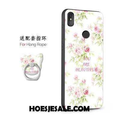 Xiaomi Mi 8 Se Hoesje Mini Siliconen Ring Reliëf Hoes Goedkoop