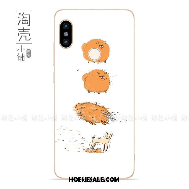 Xiaomi Mi 8 Se Hoesje Mobiele Telefoon Wit Mooie Hond Mini Goedkoop