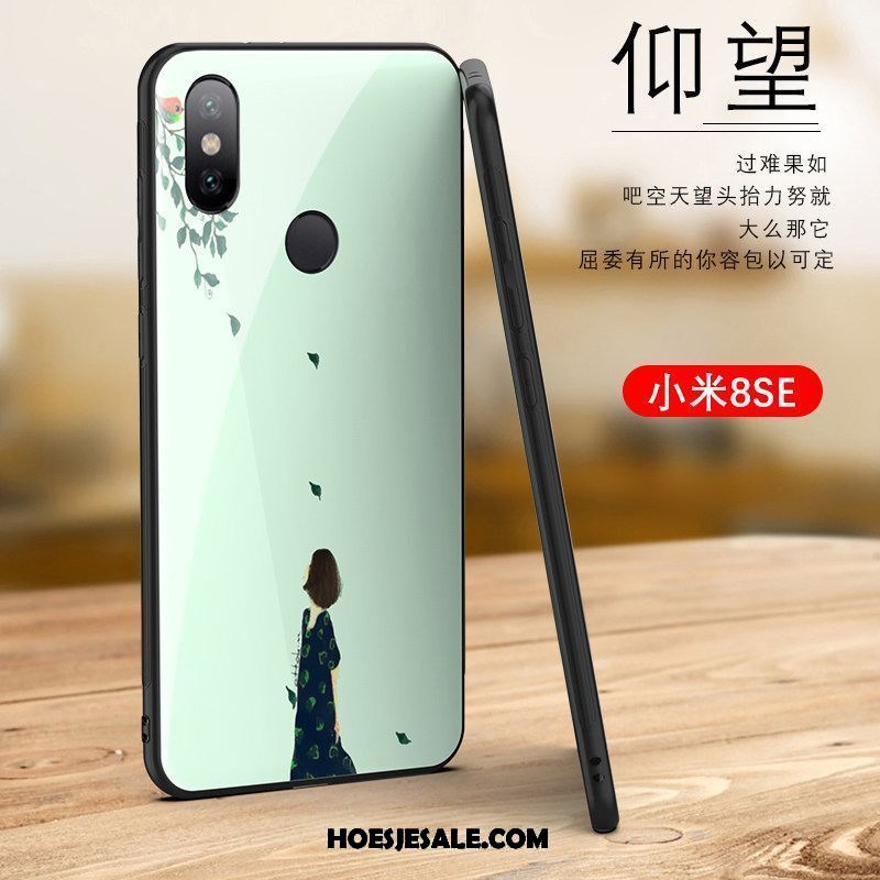 Xiaomi Mi 8 Se Hoesje Net Red Scheppend Glas Trendy Merk Patroon Aanbiedingen