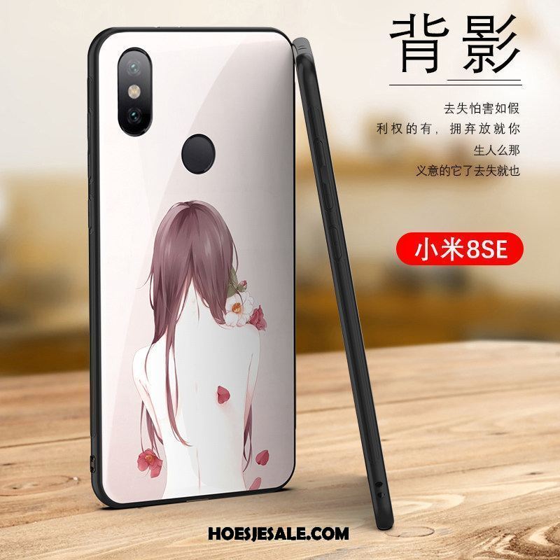 Xiaomi Mi 8 Se Hoesje Net Red Scheppend Glas Trendy Merk Patroon Aanbiedingen