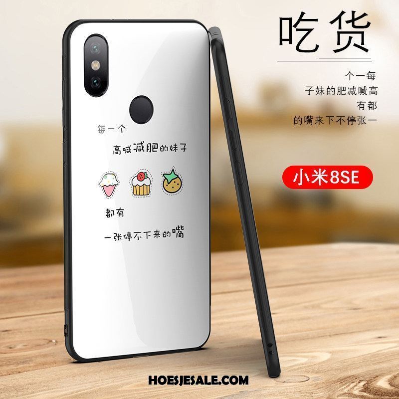 Xiaomi Mi 8 Se Hoesje Net Red Scheppend Glas Trendy Merk Patroon Aanbiedingen
