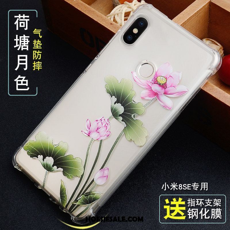 Xiaomi Mi 8 Se Hoesje Patroon Gasbag Reliëf Anti-fall Mobiele Telefoon Korting