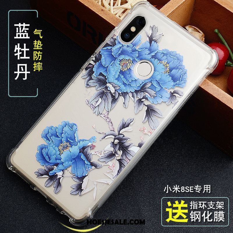 Xiaomi Mi 8 Se Hoesje Patroon Gasbag Reliëf Anti-fall Mobiele Telefoon Korting