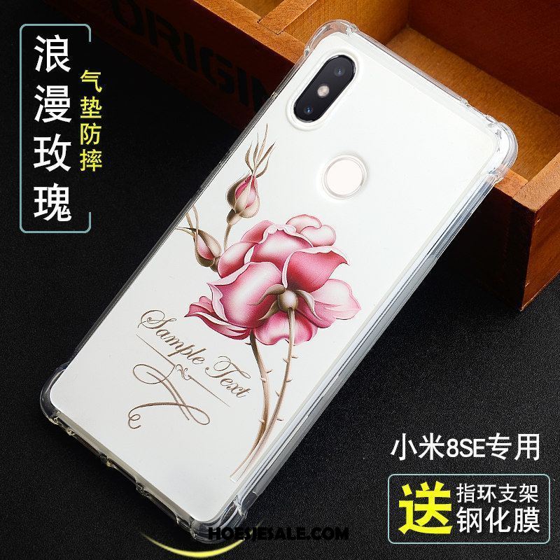 Xiaomi Mi 8 Se Hoesje Patroon Gasbag Reliëf Anti-fall Mobiele Telefoon Korting