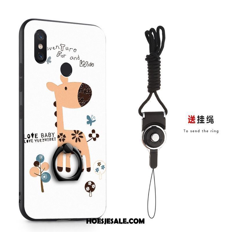 Xiaomi Mi 8 Se Hoesje Ring Zwart Hanger Spotprent Hoes Sale