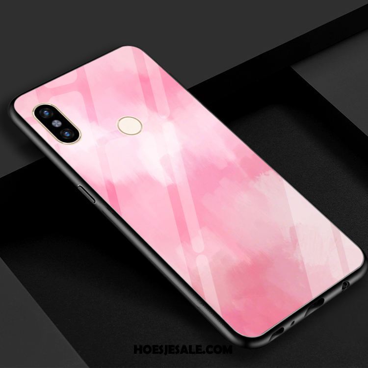 Xiaomi Mi 8 Se Hoesje Rood Verloop Mobiele Telefoon Purper Kleur Goedkoop