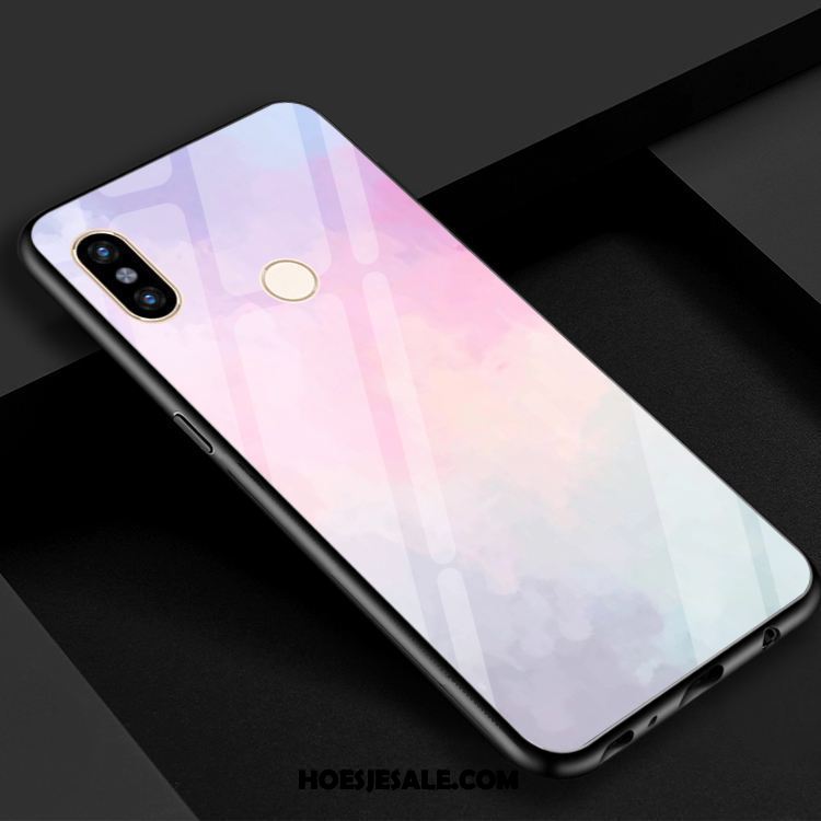 Xiaomi Mi 8 Se Hoesje Rood Verloop Mobiele Telefoon Purper Kleur Goedkoop