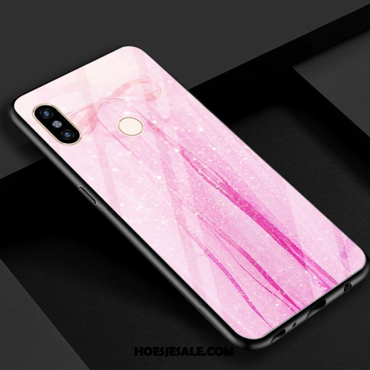 Xiaomi Mi 8 Se Hoesje Rood Verloop Mobiele Telefoon Purper Kleur Goedkoop