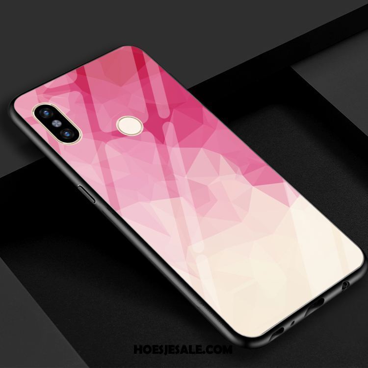 Xiaomi Mi 8 Se Hoesje Rood Verloop Mobiele Telefoon Purper Kleur Goedkoop