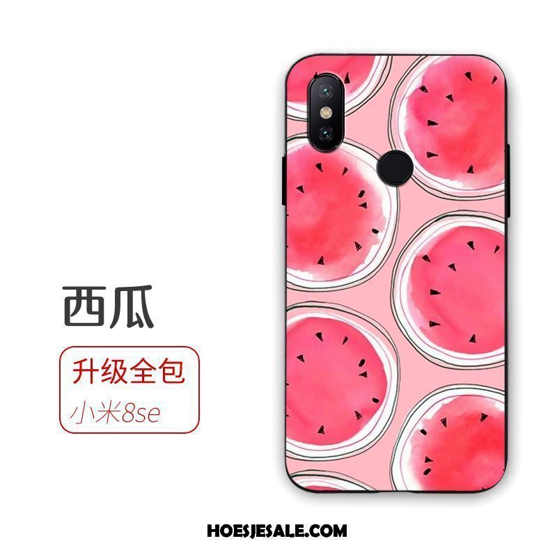 Xiaomi Mi 8 Se Hoesje Siliconen Hoes Roze Hanger Mini Sale