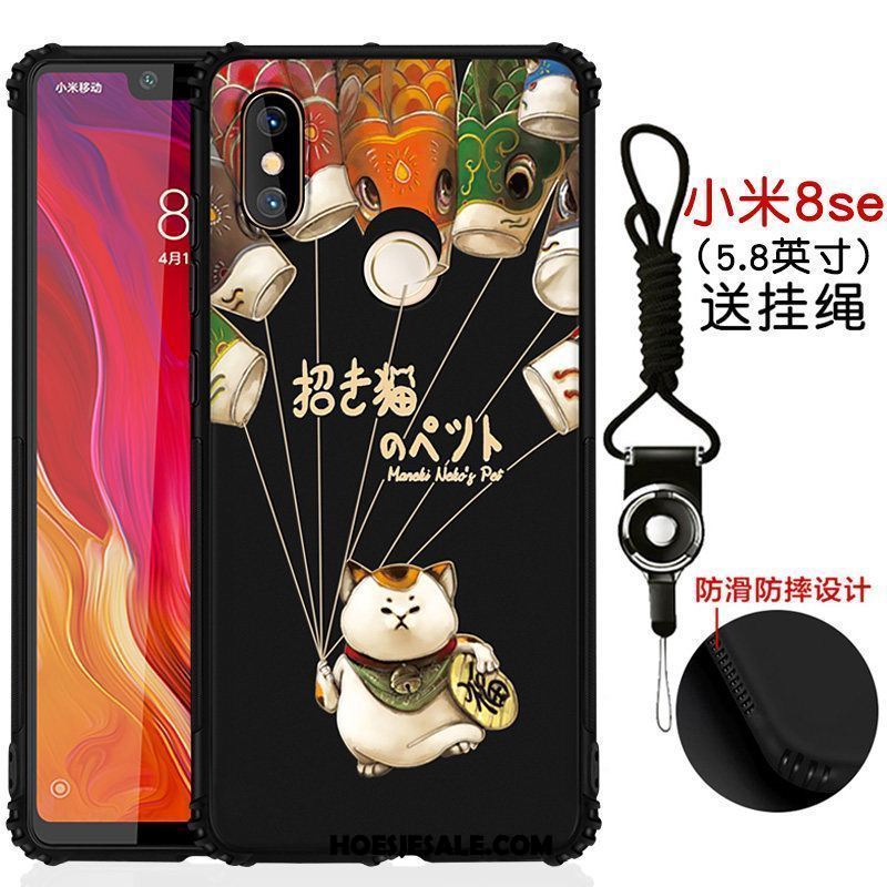 Xiaomi Mi 8 Se Hoesje Siliconen Net Red Zacht Bescherming Trendy Merk Kopen