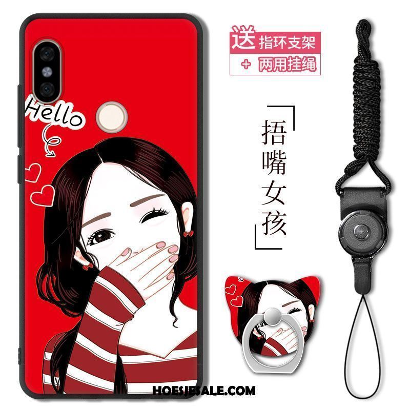 Xiaomi Mi 8 Se Hoesje Student Met Strass Purper Kunst Driedimensionaal Kopen