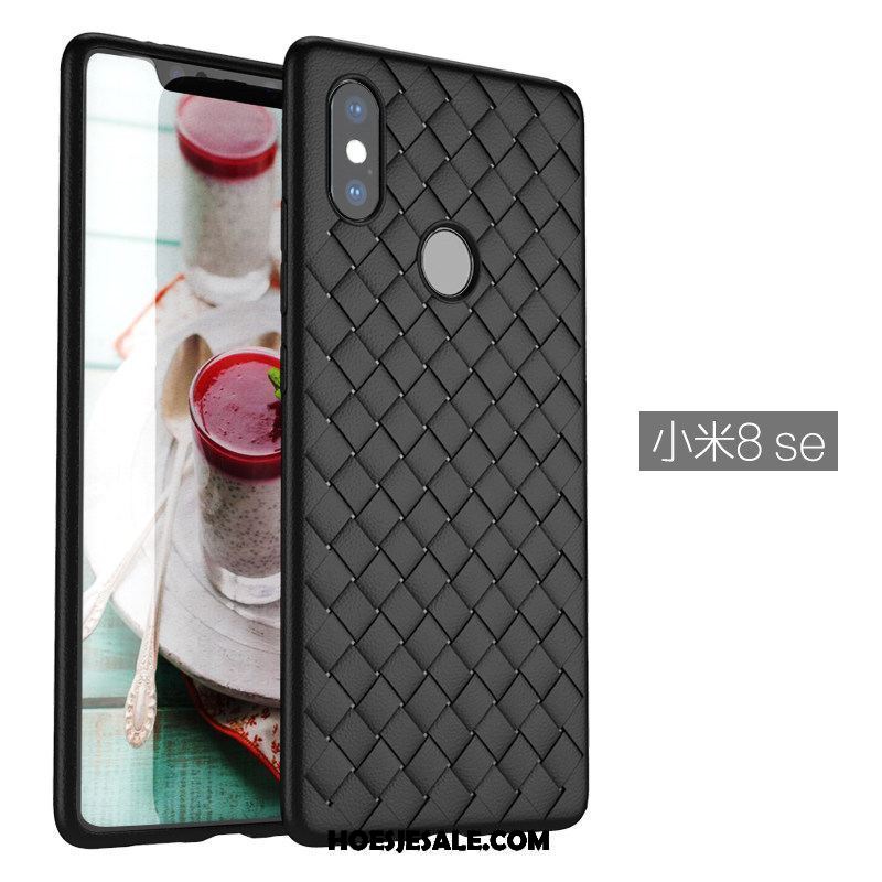 Xiaomi Mi 8 Se Hoesje Zacht Mini Bescherming Weven Purper Korting