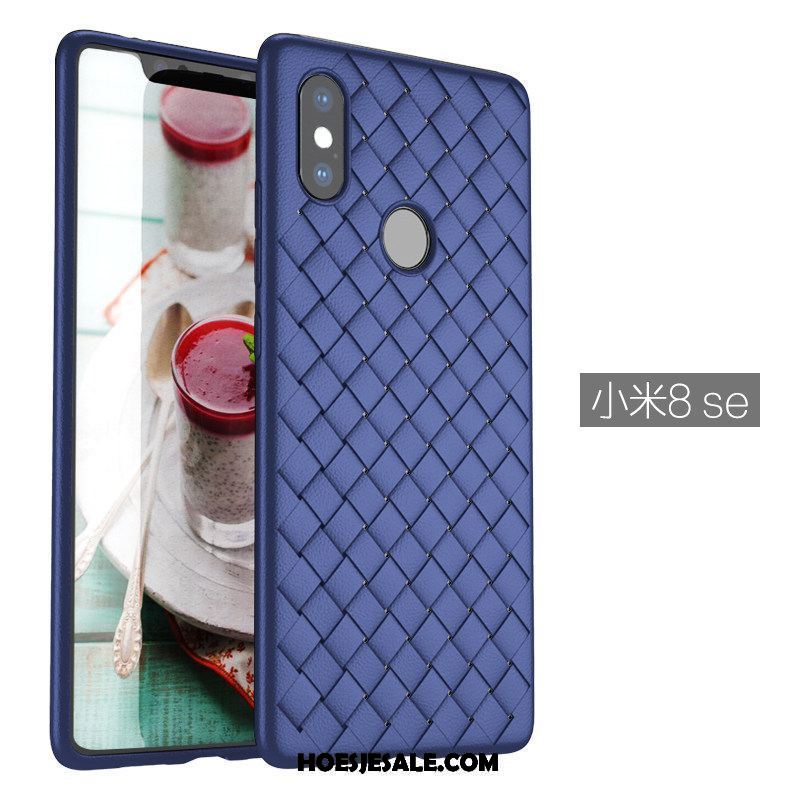 Xiaomi Mi 8 Se Hoesje Zacht Mini Bescherming Weven Purper Korting