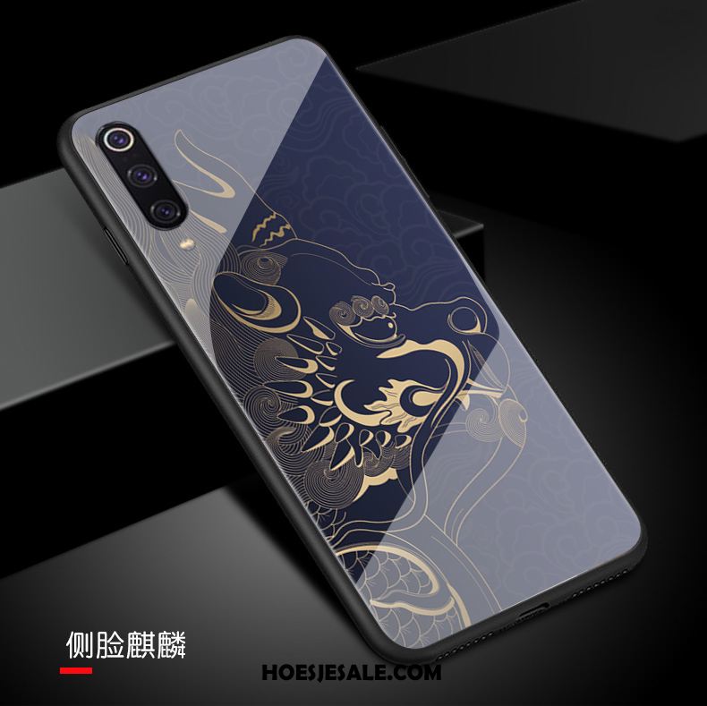 Xiaomi Mi 9 Hoesje Blauw Persoonlijk Hoes Mobiele Telefoon Gehard Glas Goedkoop