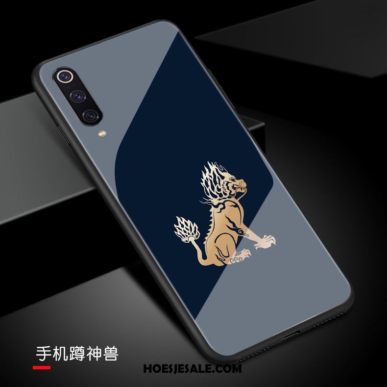 Xiaomi Mi 9 Hoesje Blauw Persoonlijk Hoes Mobiele Telefoon Gehard Glas Goedkoop