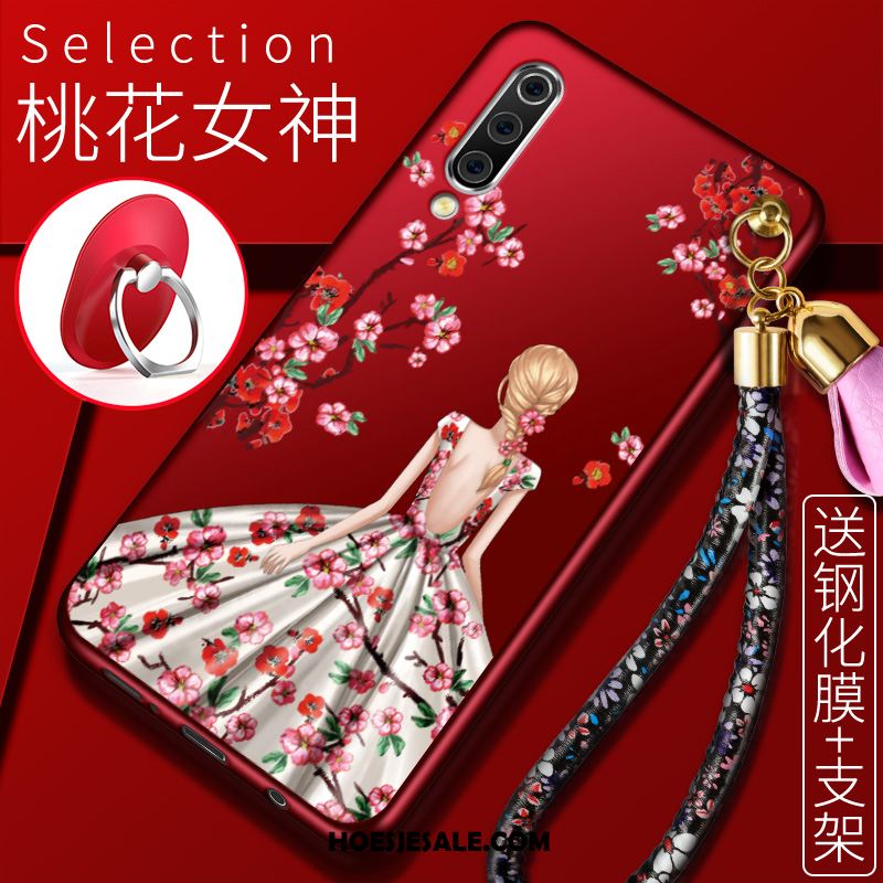 Xiaomi Mi 9 Hoesje Doorzichtig Mobiele Telefoon Siliconen Zacht Rood Korting