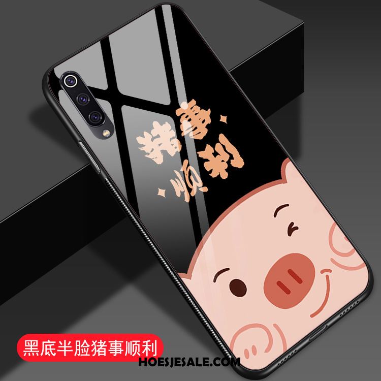 Xiaomi Mi 9 Hoesje Lovers Spotprent Mooie Glas Hoes