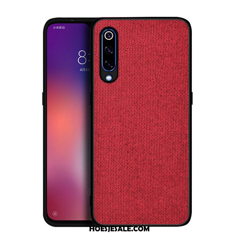 Xiaomi Mi 9 Hoesje Mini Schrobben Rood Siliconen Zacht Sale