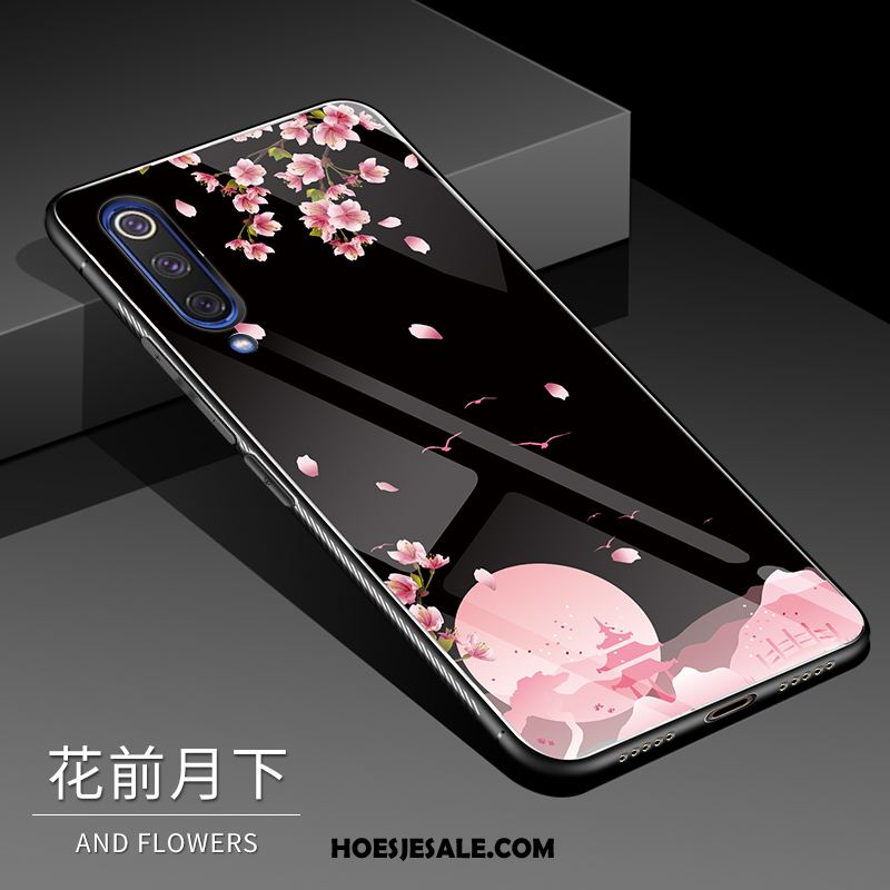 Xiaomi Mi 9 Se Hoesje Mooie Zwart Glas Mobiele Telefoon Spotprent Goedkoop