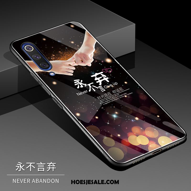 Xiaomi Mi 9 Se Hoesje Mooie Zwart Glas Mobiele Telefoon Spotprent Goedkoop