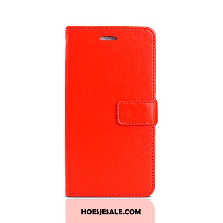 Xiaomi Mi 9t Hoesje All Inclusive Leren Etui Bescherming Rood Tempereren Goedkoop