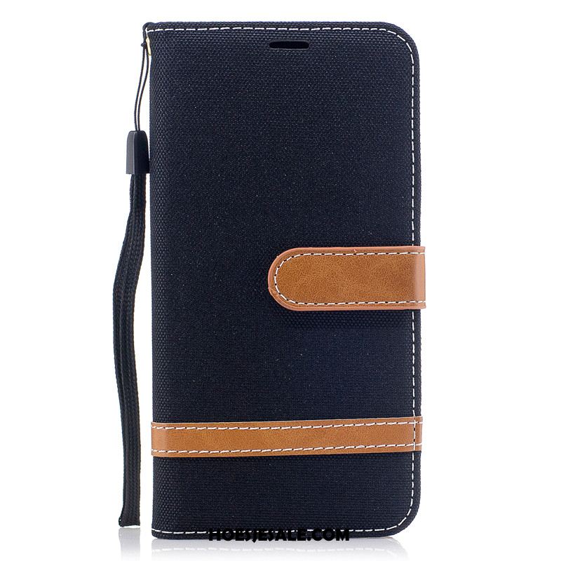 Xiaomi Mi 9t Hoesje Folio Denim Bescherming Portemonnee Leren Etui Goedkoop