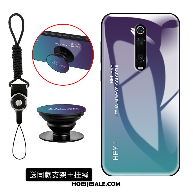 Xiaomi Mi 9t Hoesje Glas Mode Verloop Zacht All Inclusive Korting