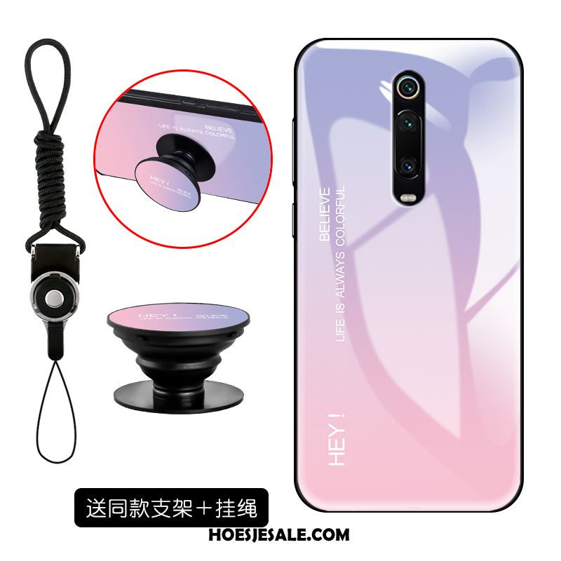 Xiaomi Mi 9t Hoesje Glas Mode Verloop Zacht All Inclusive Korting