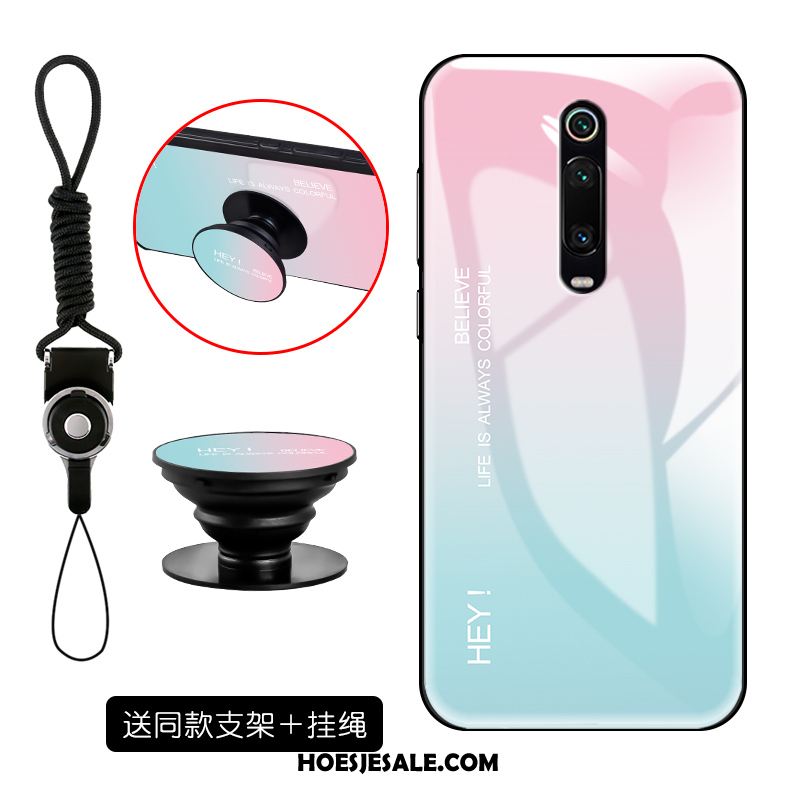 Xiaomi Mi 9t Hoesje Glas Mode Verloop Zacht All Inclusive Korting